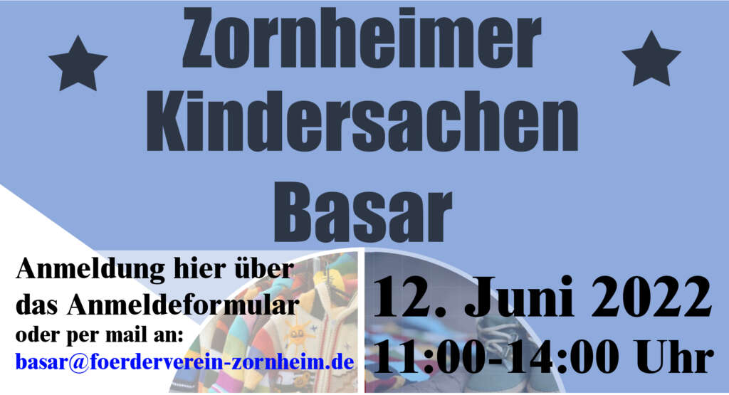 Kindersachenbasar - ZOKI im Juni 2022