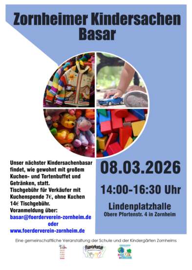 Kindersachenbasar – am 08.März 2026