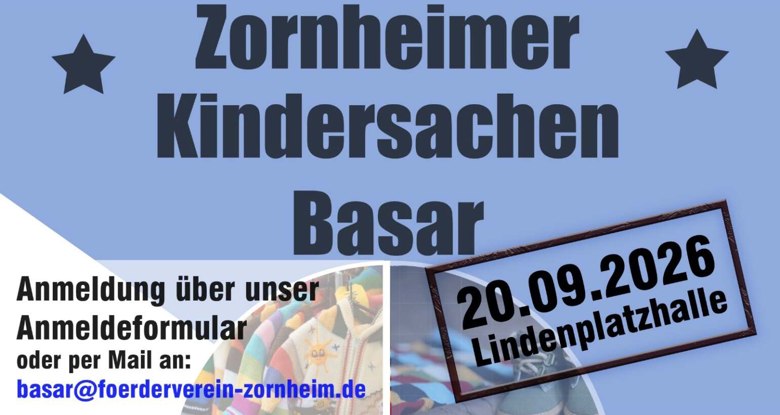 Kindersachenbasar – am 20.09.2026