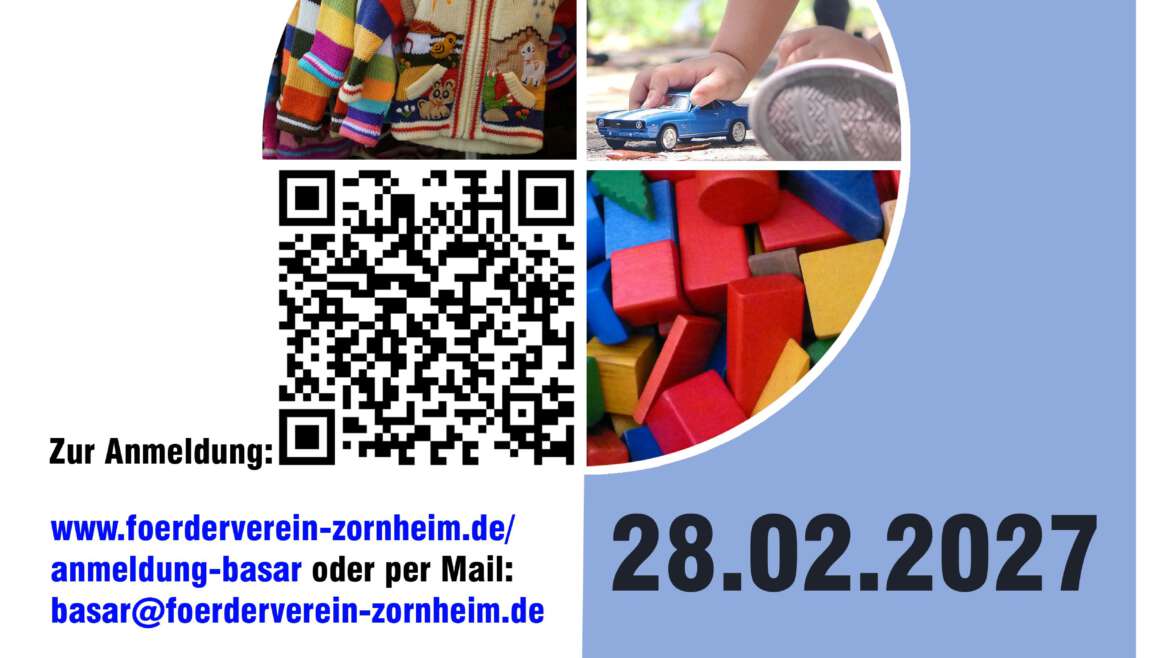 Kindersachenbasar – am 28.02.2027